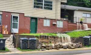 Area cleaning up after Father's Day downpour